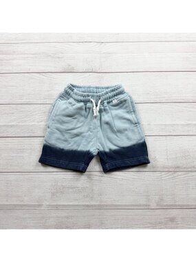 Sovereign Code Boys Dip Dye Ombré Fleece Shorts Blue 18-24 Months